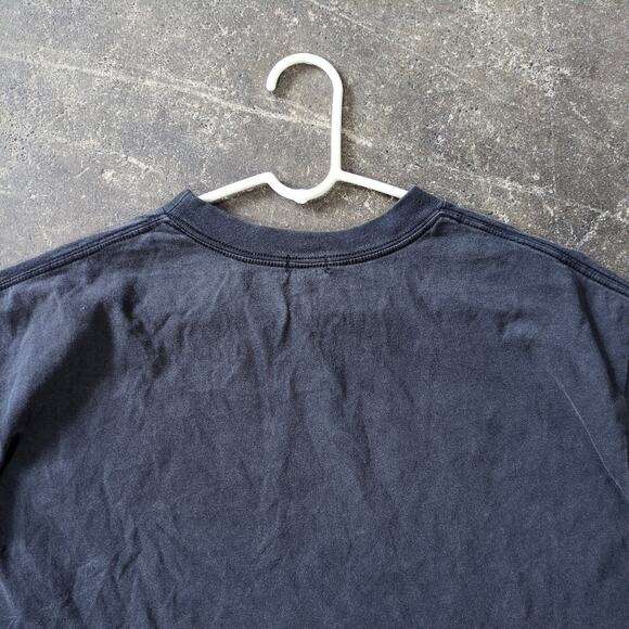 Vintage California Motors Crop Top Shirt Womens L Black Cropped Cars Graphic Y2K - Picture 5 of 7